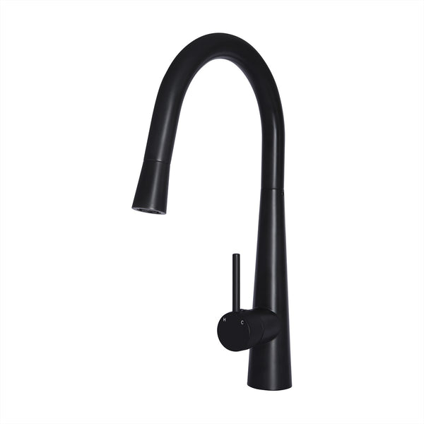 Sink Mixer Pull Out/Pull Down Gooseneck 234 Matte Black