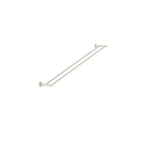 Towel Rail Double 900 Brushed Nickel
