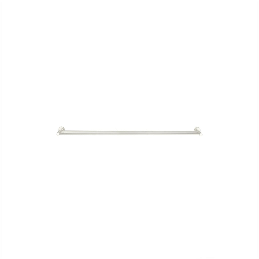 Towel Rail Double 900 Brushed Nickel