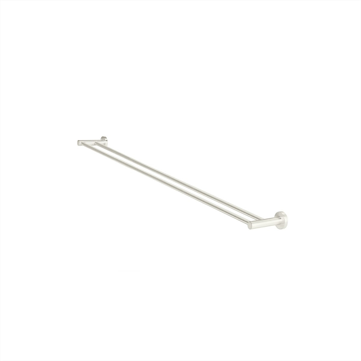 Towel Rail Double 900 Brushed Nickel