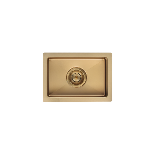 Single Bowl Sink NTH 382x272 Brushed Bronze