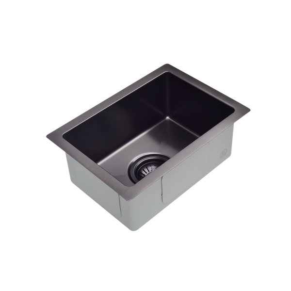 Single Bowl Sink NTH 382x272 Gunmetal Black