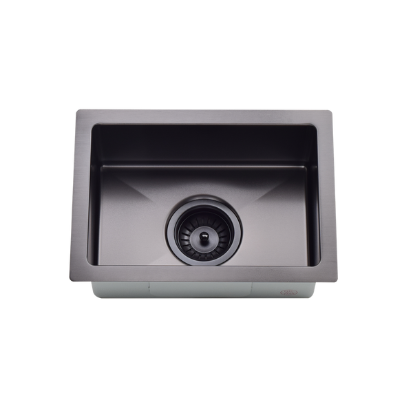 Single Bowl Sink NTH 382x272 Gunmetal Black