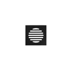 Grate Matte Black Square 110x110x100mm