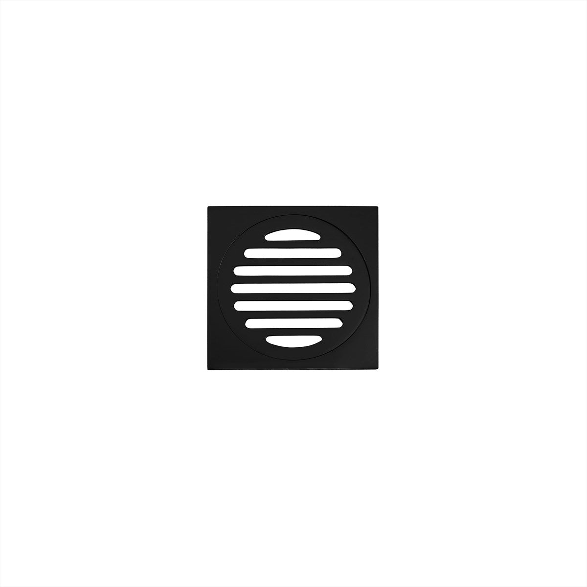 Grate Matte Black Square 110x110x100mm