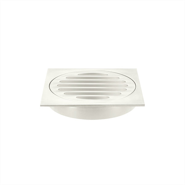 Grate Brushed Nickel Square 110x110x100mm