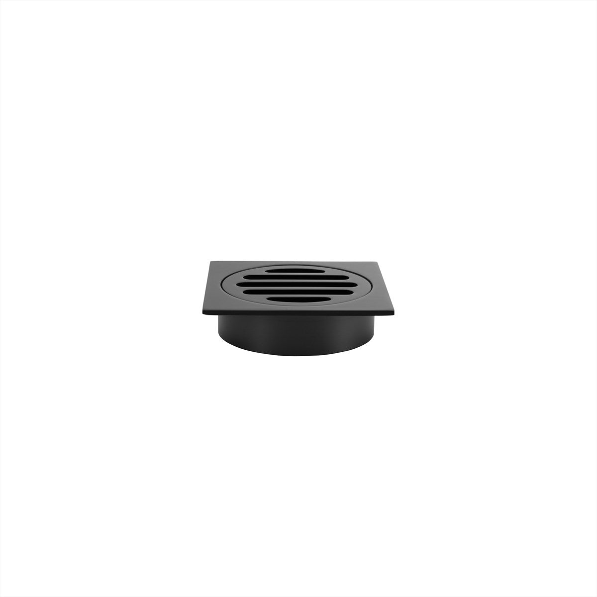 Grate Matte Black Square 86x86x80mm