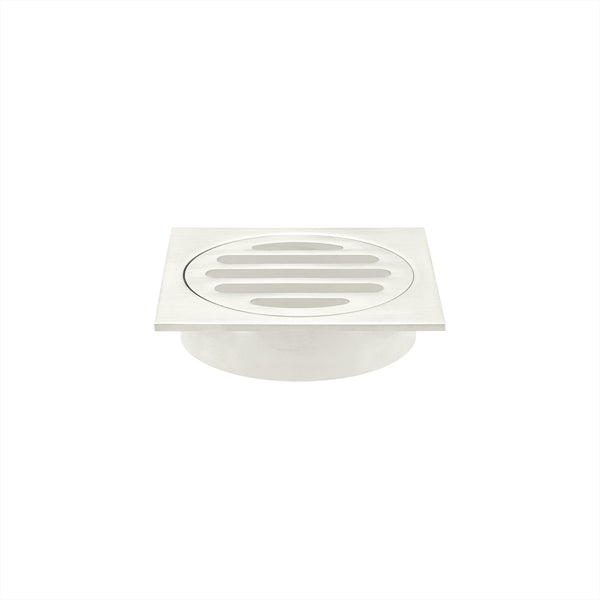 Grate Brushed Nickel Square 86x86x80mm