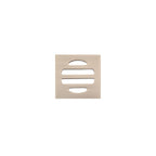 Grate Champagne Square 60x60x50mm