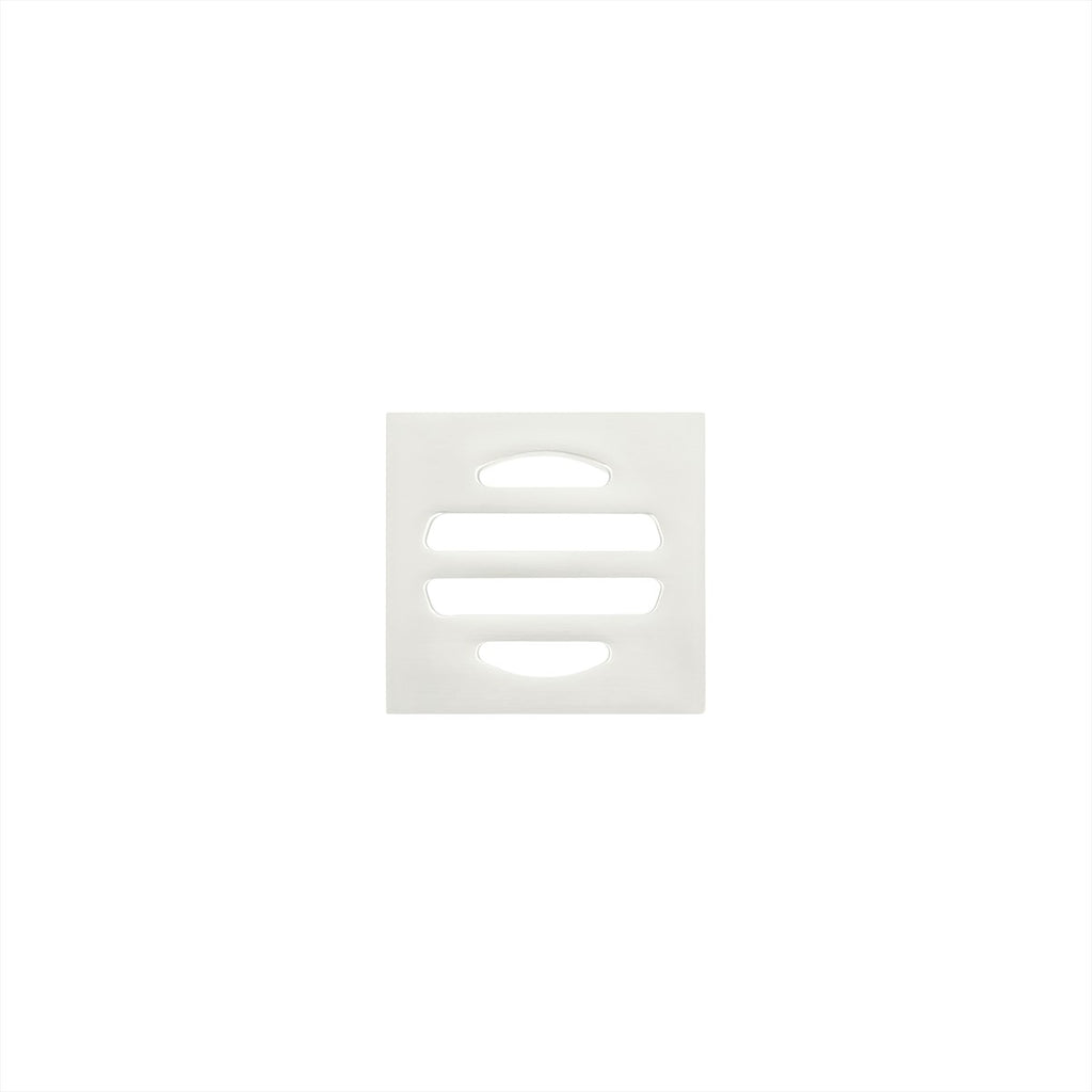 Grate Brushed Nickel Square 60x60x50mm