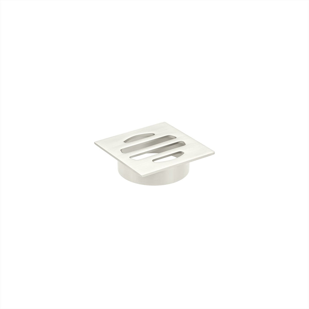 Grate Brushed Nickel Square 60x60x50mm