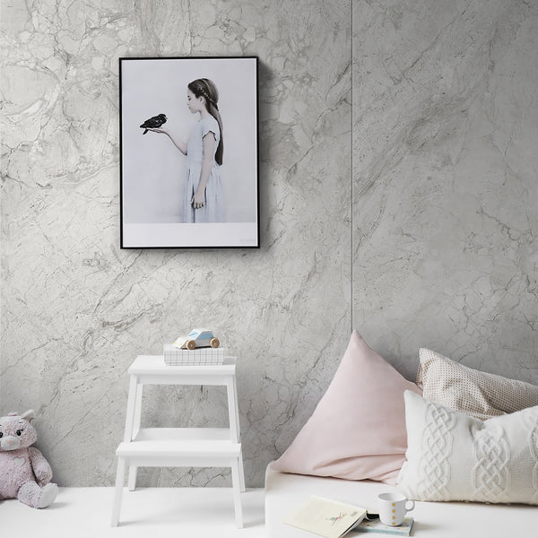 Volkas Grey Matt Tile - lifestyle view