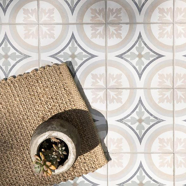 Linen Rubeli Matt Tile - lifestyle view