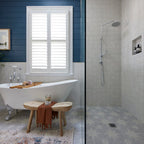 Stone Star Grey Textured Tile - lifestyle view