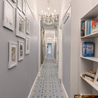 Motif Blue Textured Tile - lifestyle view