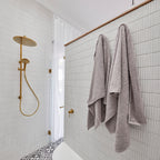 Motif Black Textured Tile - lifestyle view