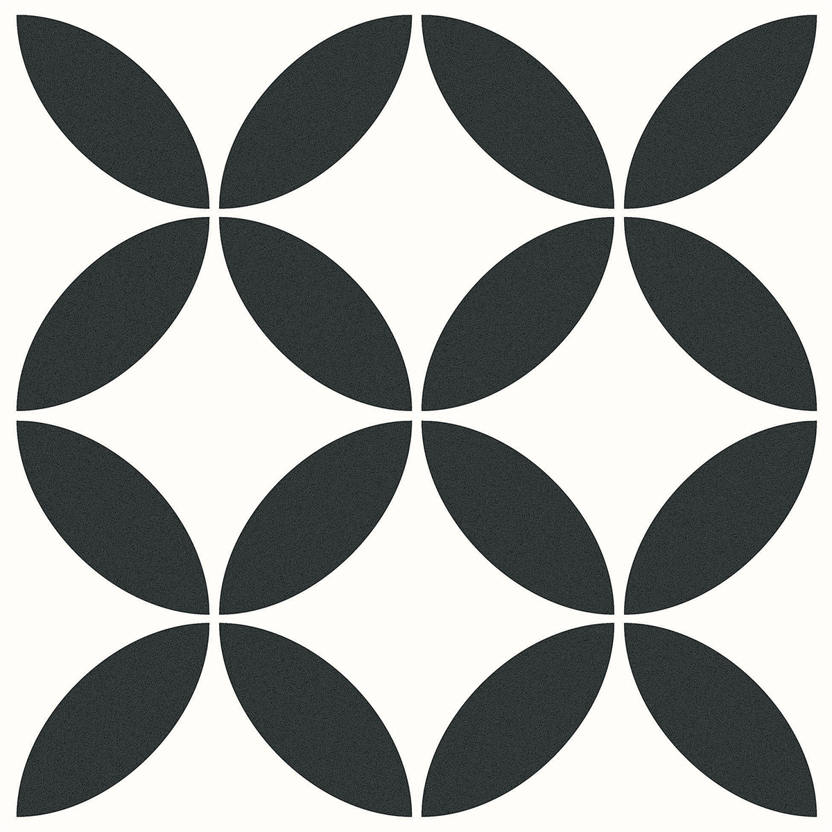 Flourish-Petal Petal White Textured Tile