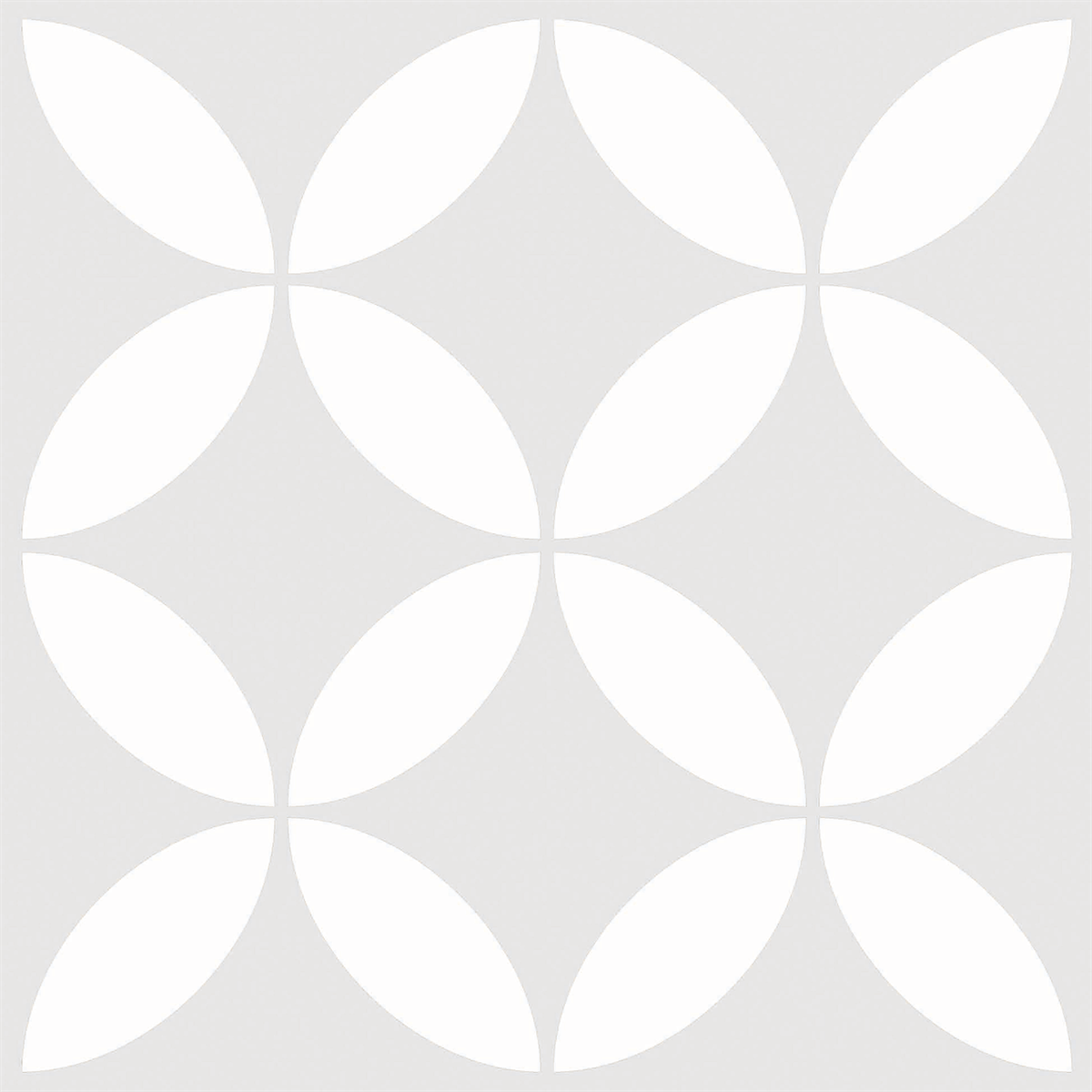 Flourish-Petal Petal Grey Textured Tile