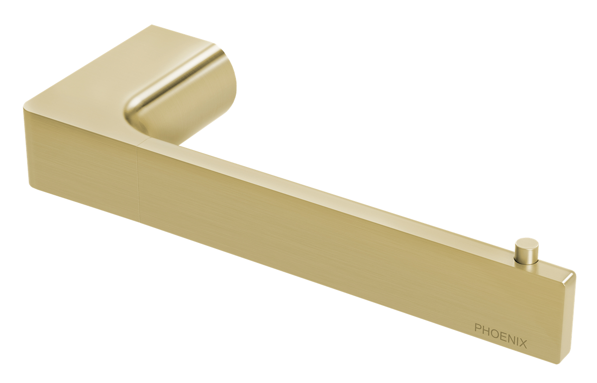 Toilet Roll Holder Brushed Gold