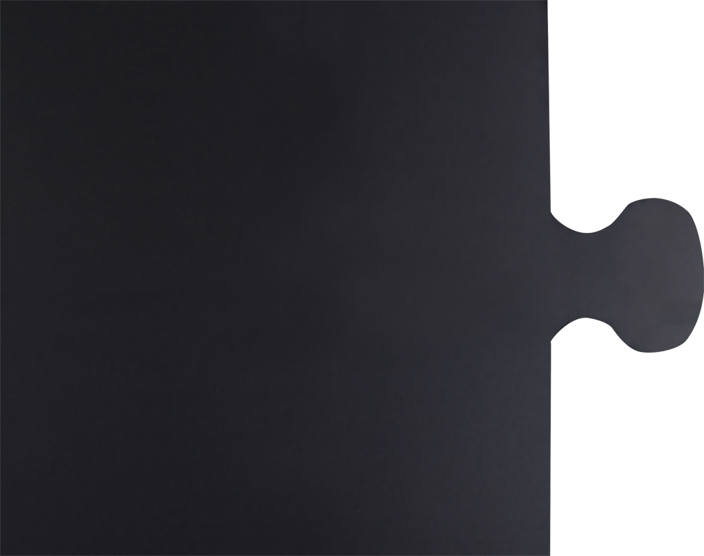 Jigsaw-Key Black Key Piece Gloss Tile