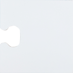 Jigsaw-Lock White Lock Piece Gloss Tile