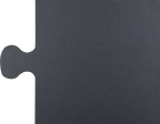 Jigsaw-Key Black Key Piece Matt Tile