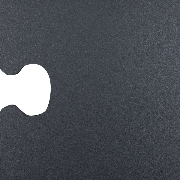 Jigsaw-Lock Black Lock Piece Matt Tile