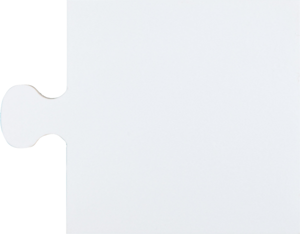 Jigsaw-Key White Key Piece Matt Tile