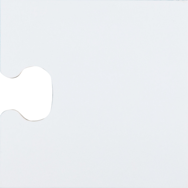 Jigsaw-Lock White Lock Piece Matt Tile