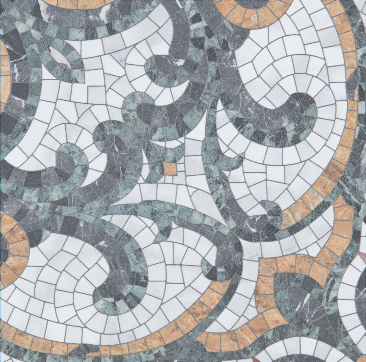 Versailles-Mosaico Mosaico White Textured Tile