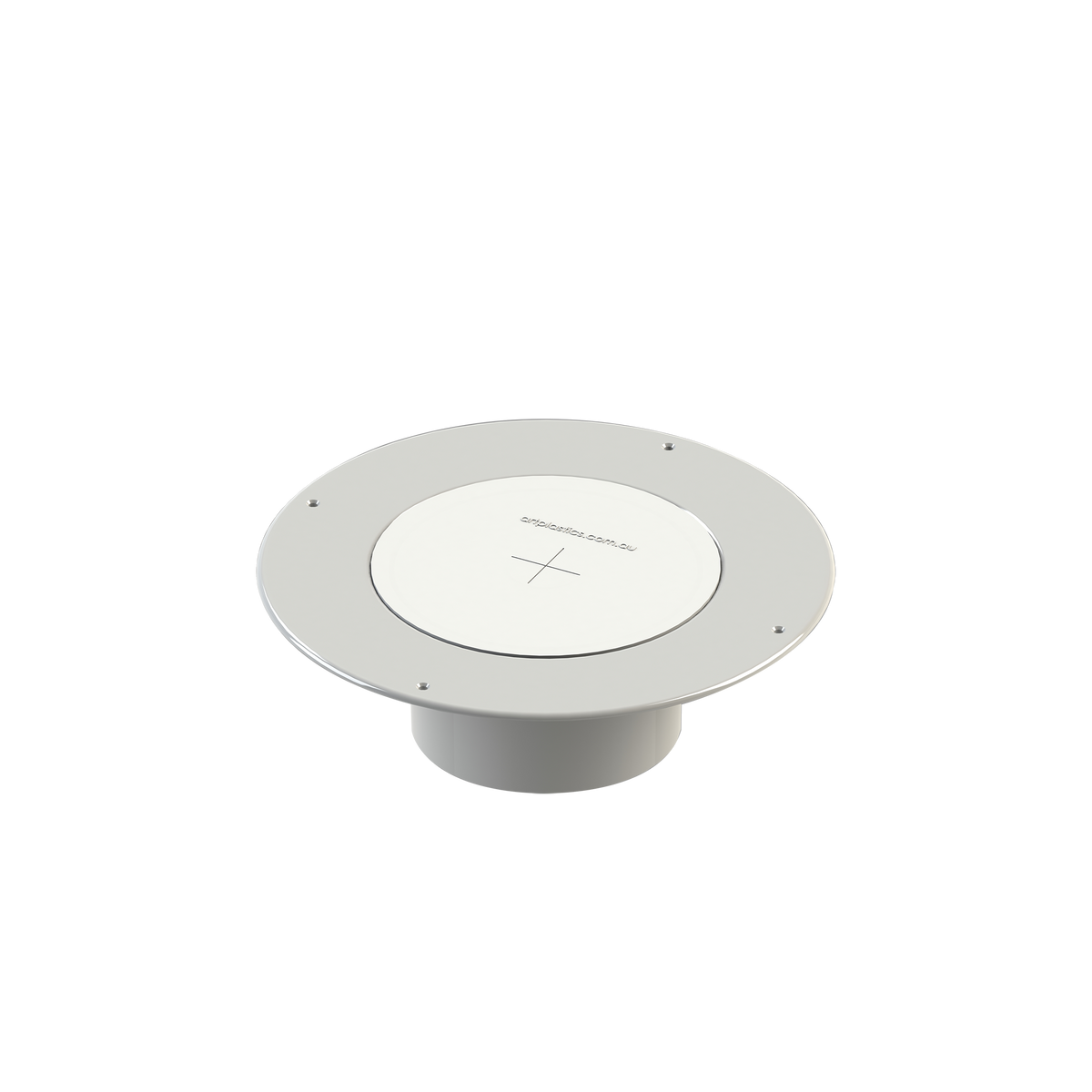 Puddle Flange Pvc 100x100x100mm White with cap