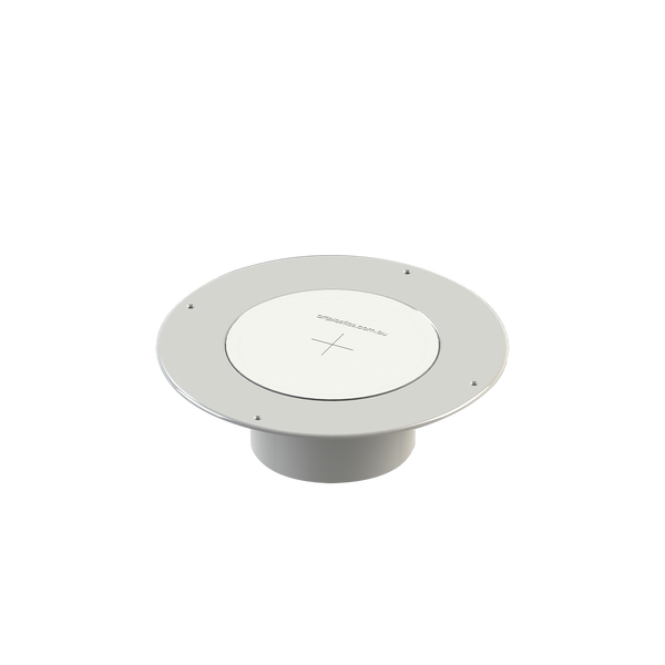 Puddle Flange Pvc 100x100x100mm White with cap