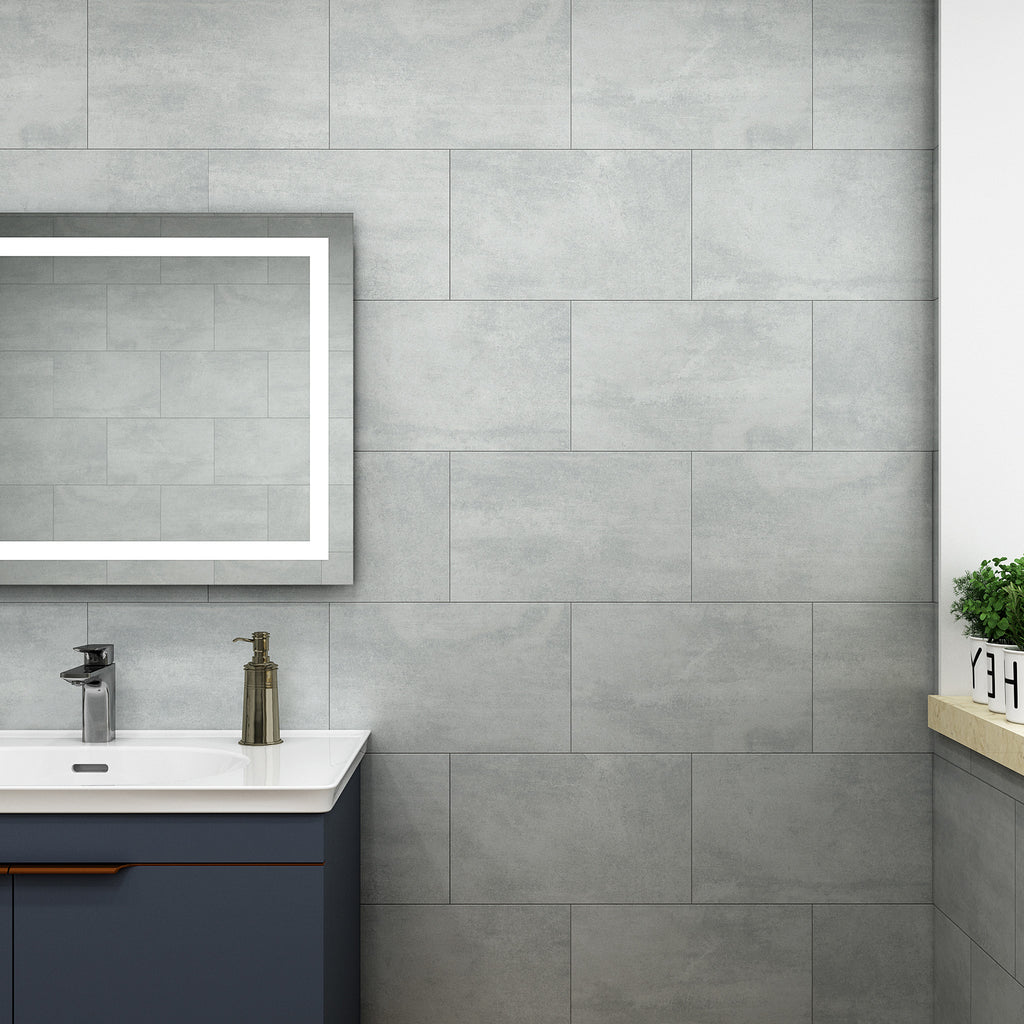 Grey Gloss Tile - lifestyle view