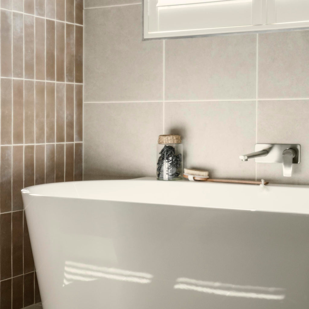 White Matt Tile - lifestyle view