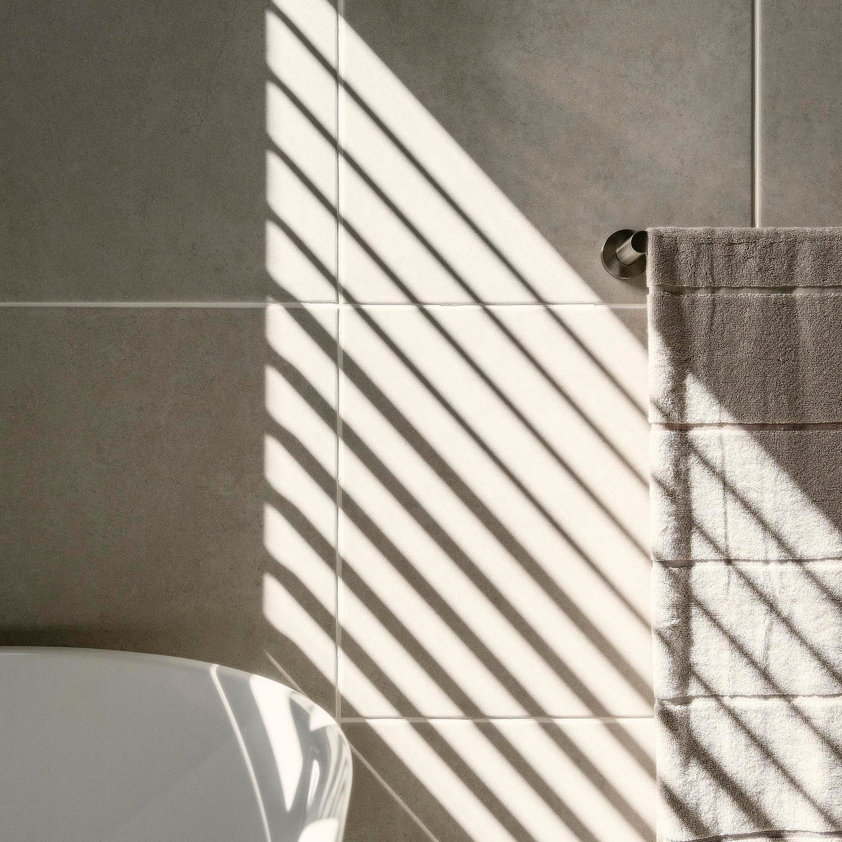 White Matt Tile - lifestyle view