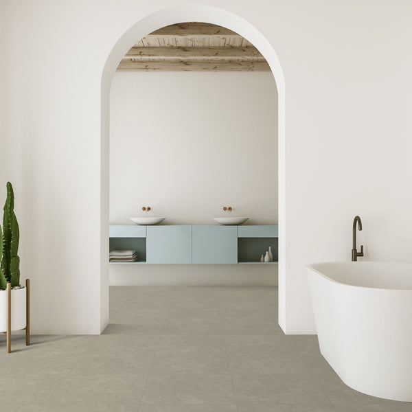 Beige Matt Tile - lifestyle view