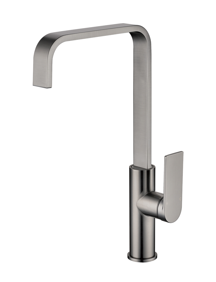 Sink Mixer Gooseneck 200 Gun Metal