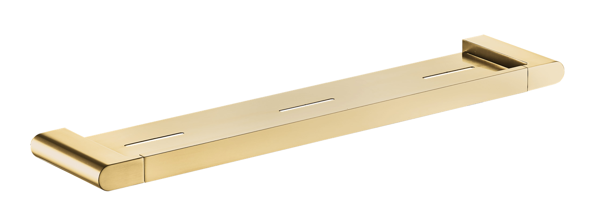 Shower Shelf 550 Brushed Gold