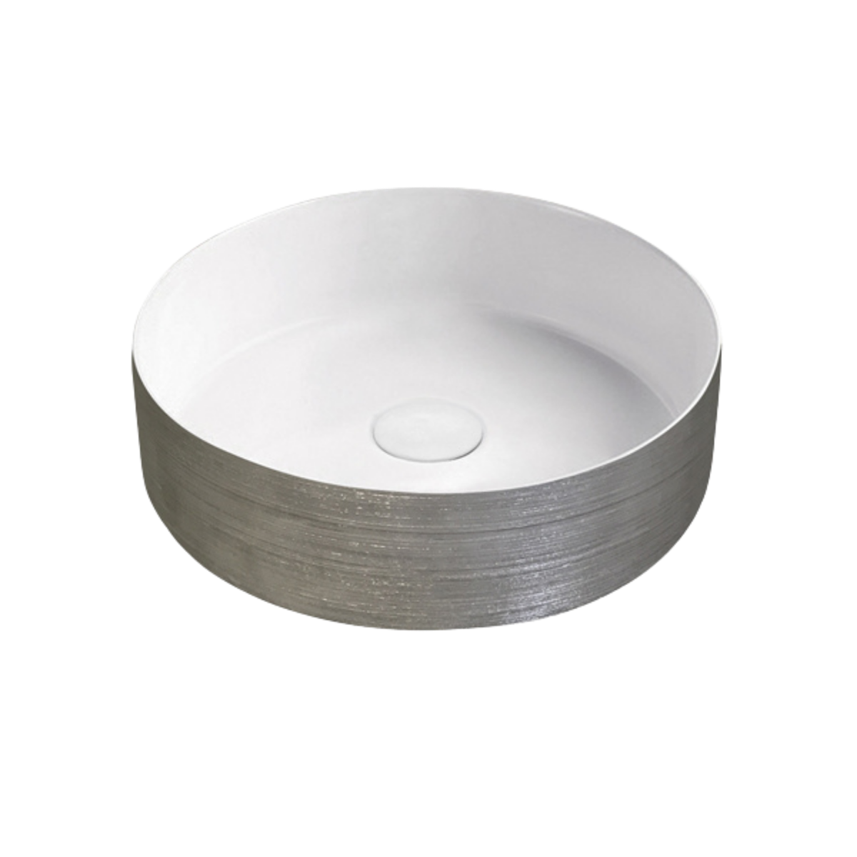 Vessel Basin NTH Ceramic 360 White/Silver