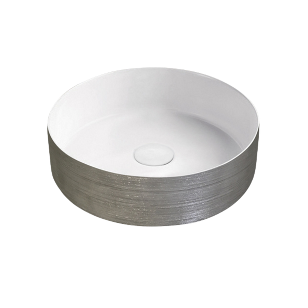 Vessel Basin NTH Ceramic 360 White/Silver