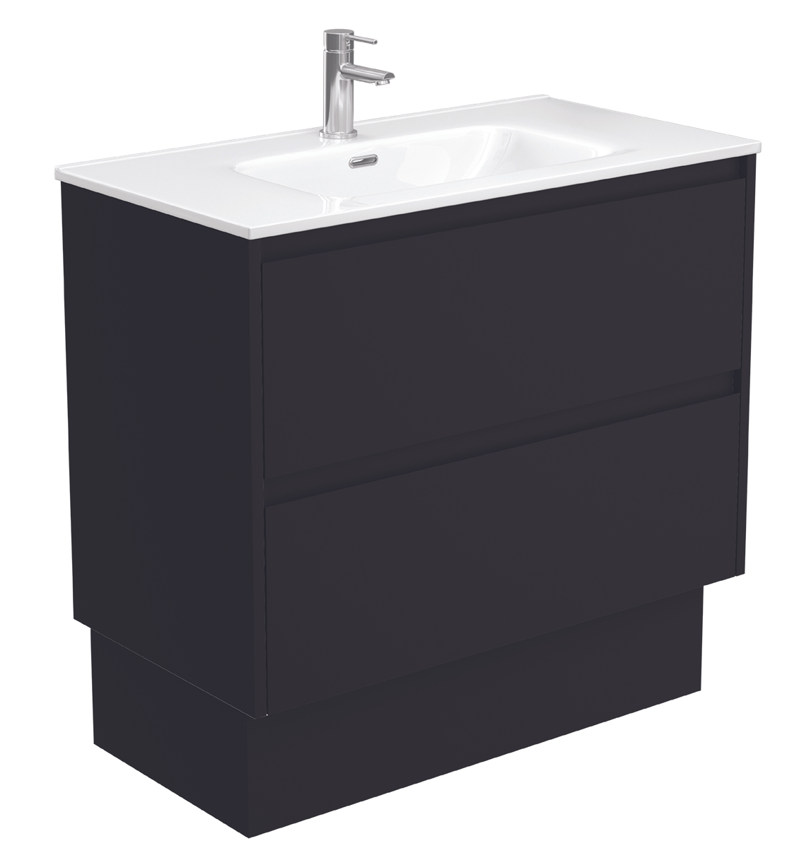 Amato 900 Kick Drawers Only Ceramic Basin Top