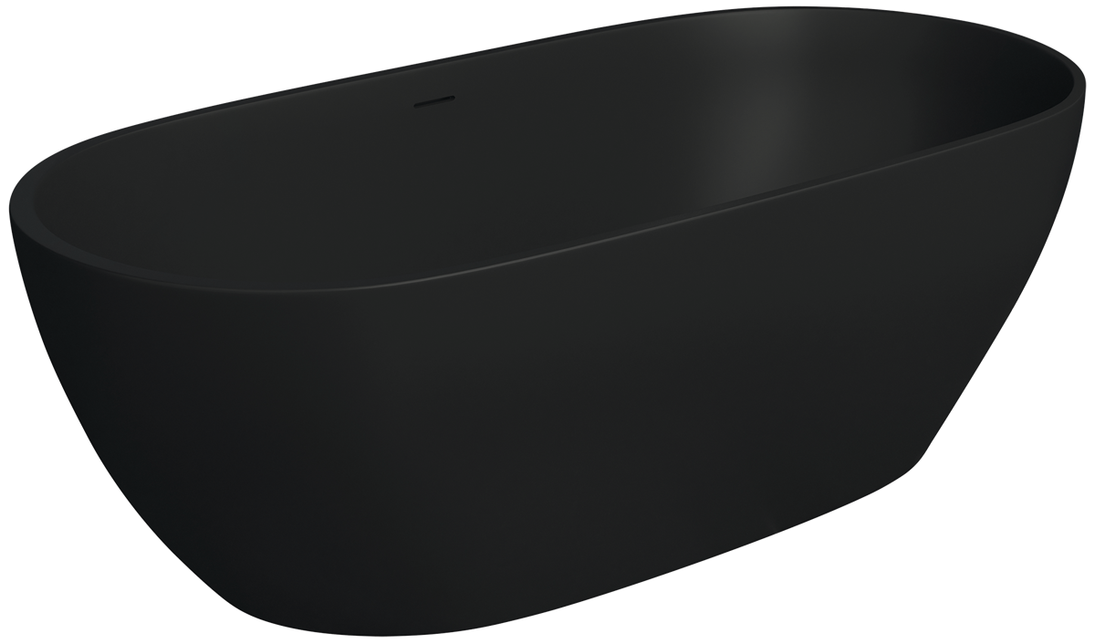 Free Standing Bath Stone 1500 Matte Black