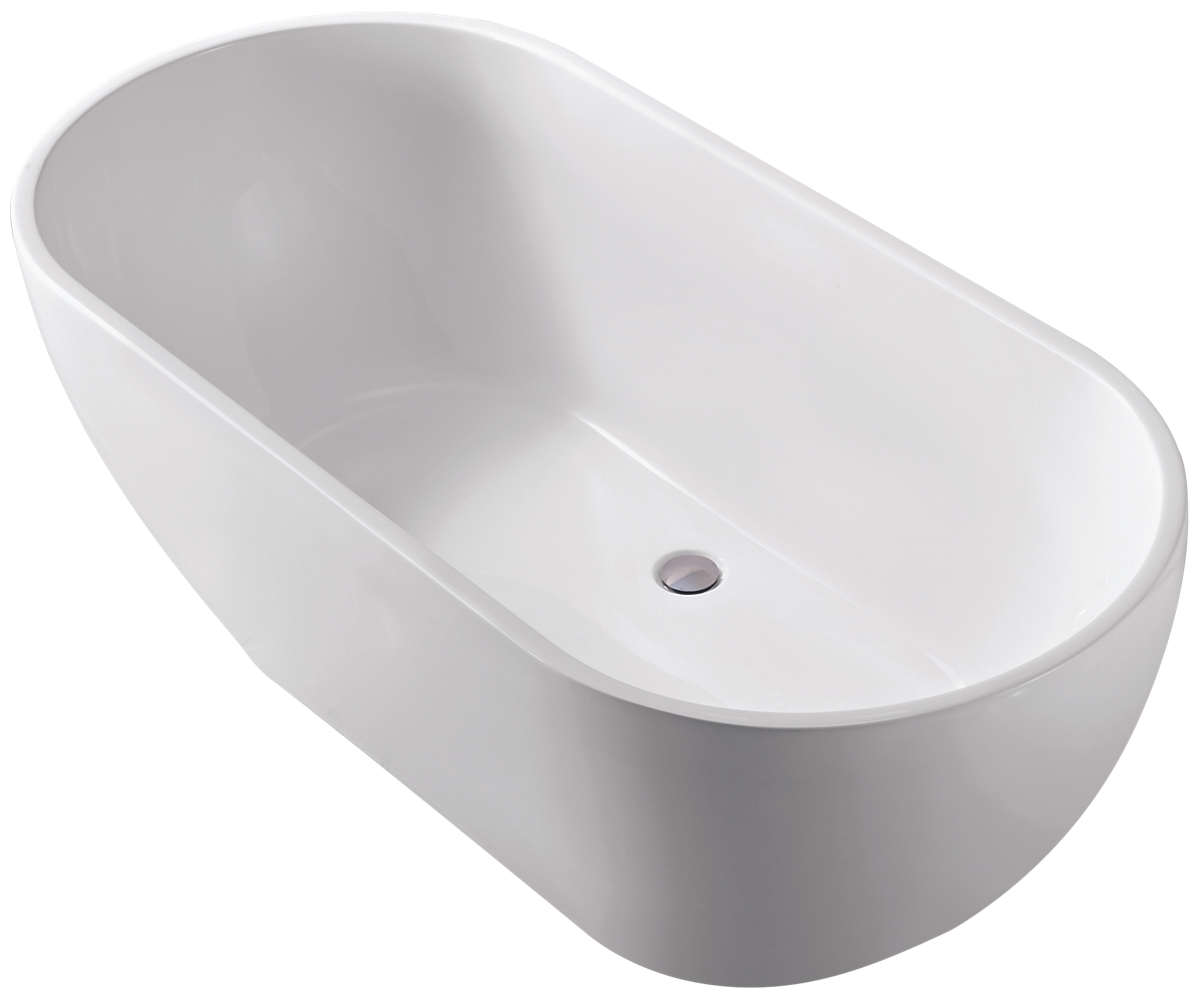 Free Standing Bath Acrylic 1680 Matte White