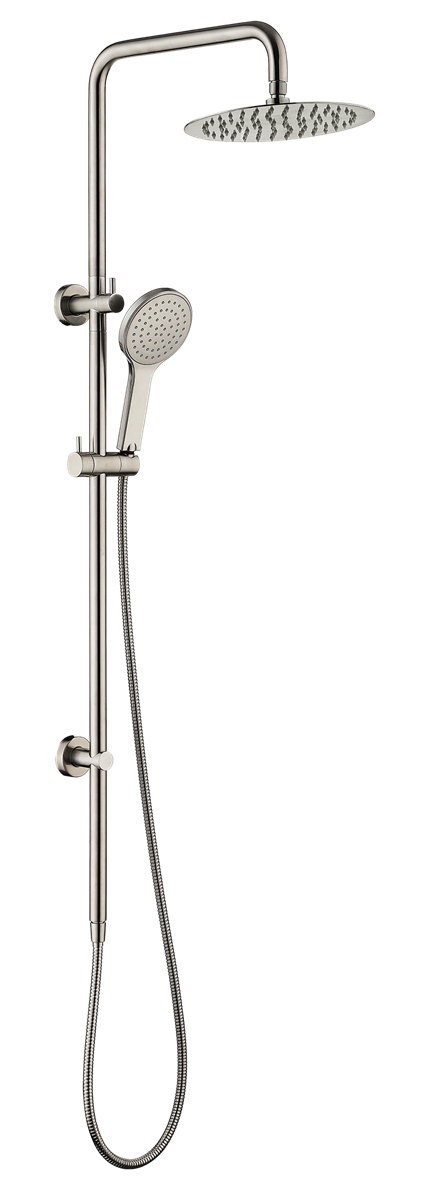 Twin Shower Brushed Nickel