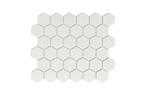 Mono Hexagon White Gloss Mosaic