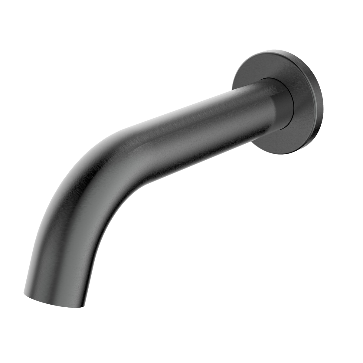 Bath Outlet Curved 175 Gun Metal