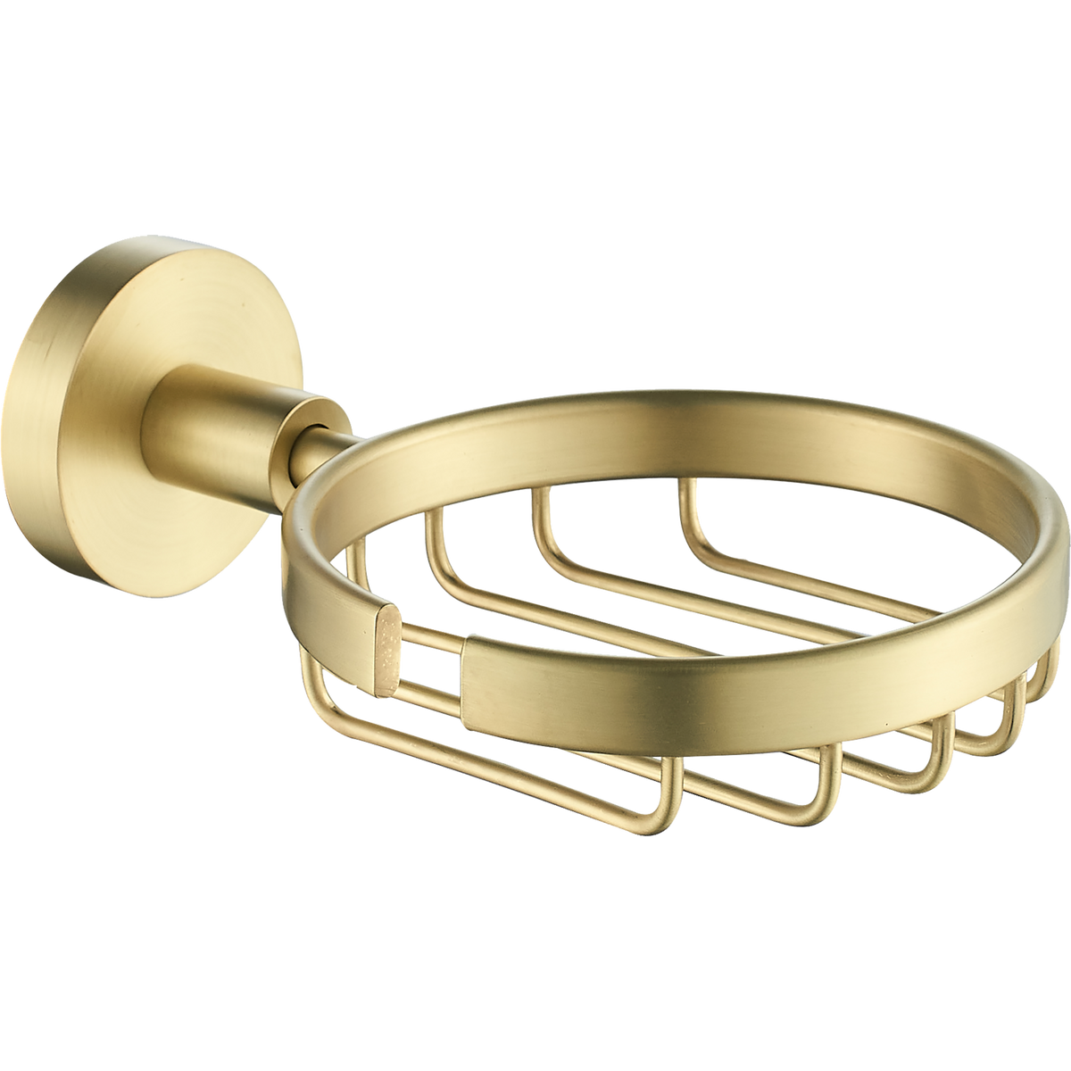 Soap Basket Brushed Gold