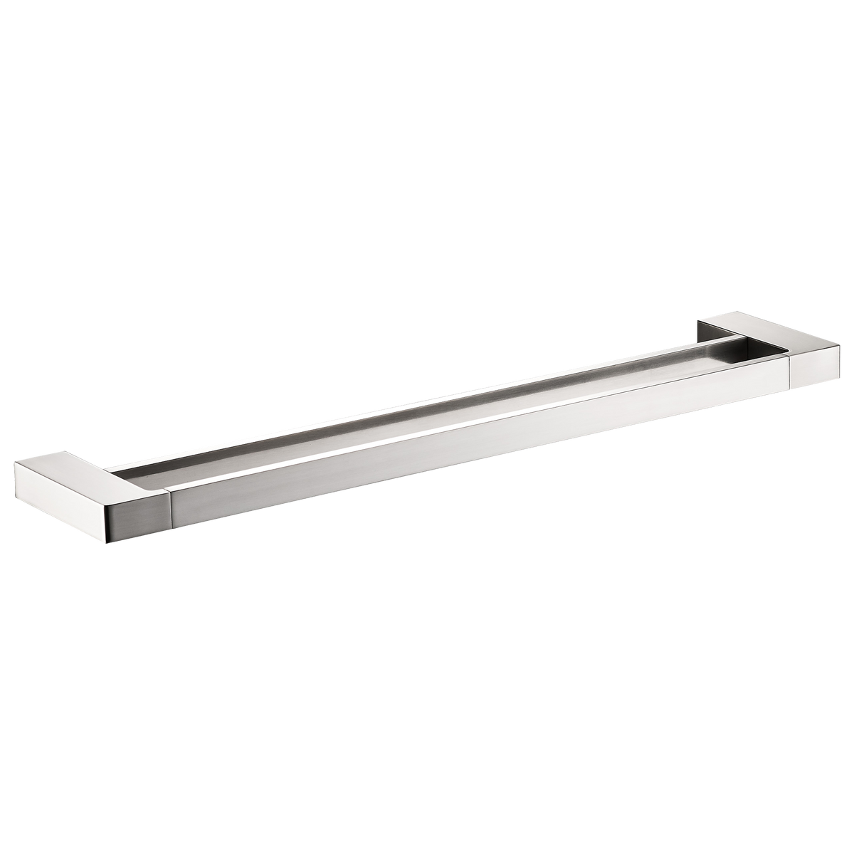 Towel Rail Double 600 Brushed Nickel