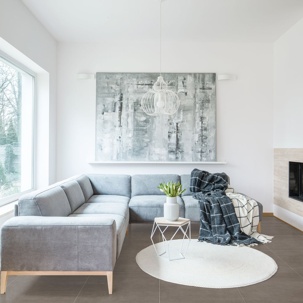Latte Stone HiLite Matt Tile - lifestyle view