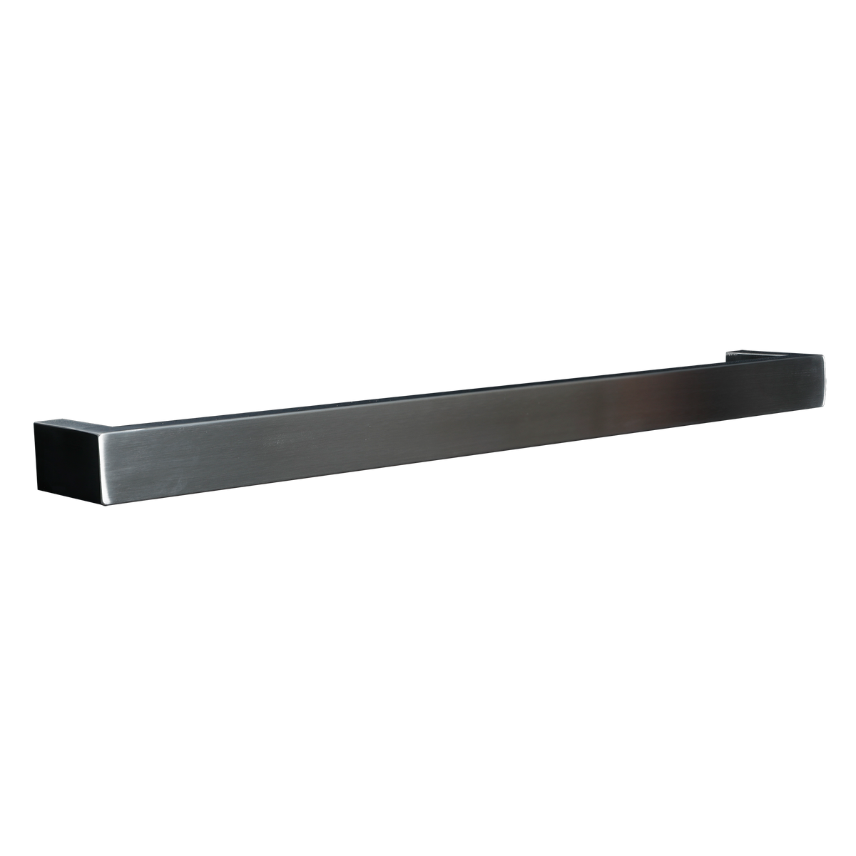 Towel Rail Heated Square 600 Brushed Nickel